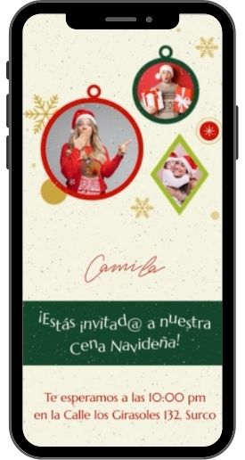 invitacion navideña en video