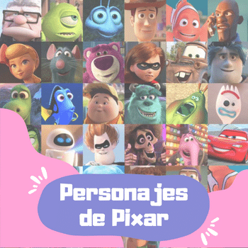 invitaciones de cumpleaños de personajes de pixar