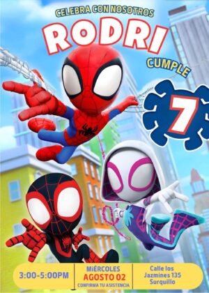 invitacion-de-spiderman-in-the-multiverse